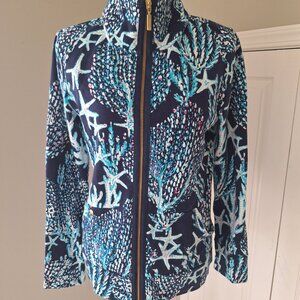 Lilly Pulitzer Jacket Size Medium Good Reef